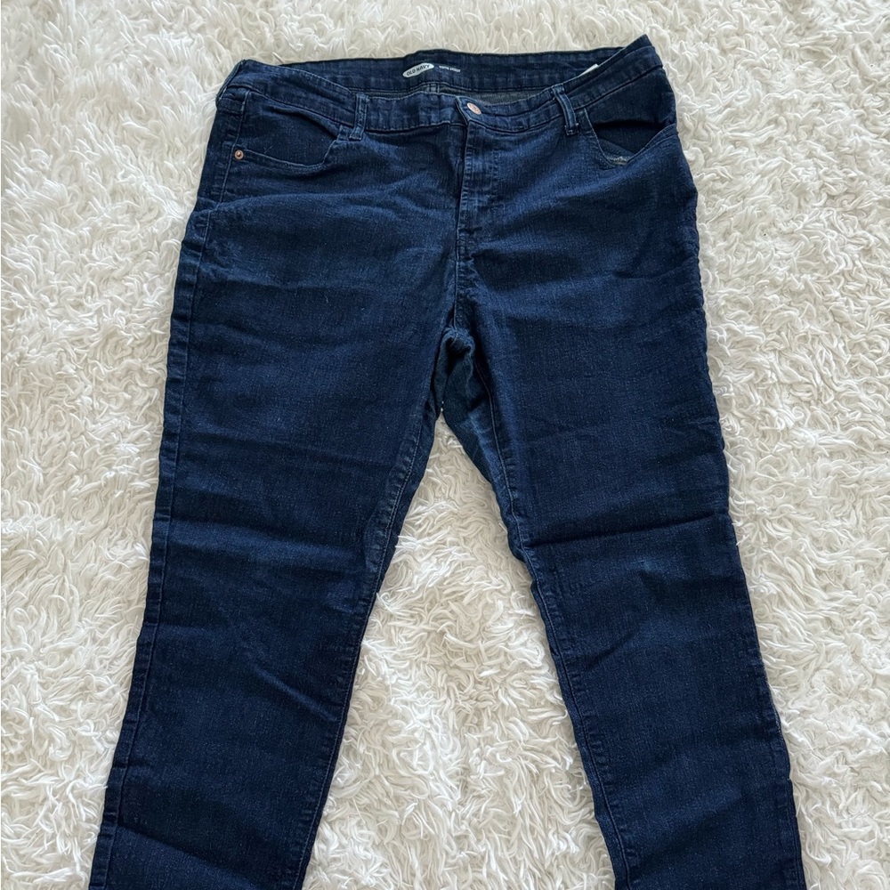 Old Navy Super Skinny Stretch Denim Jeans 👖 Women’s Size 16